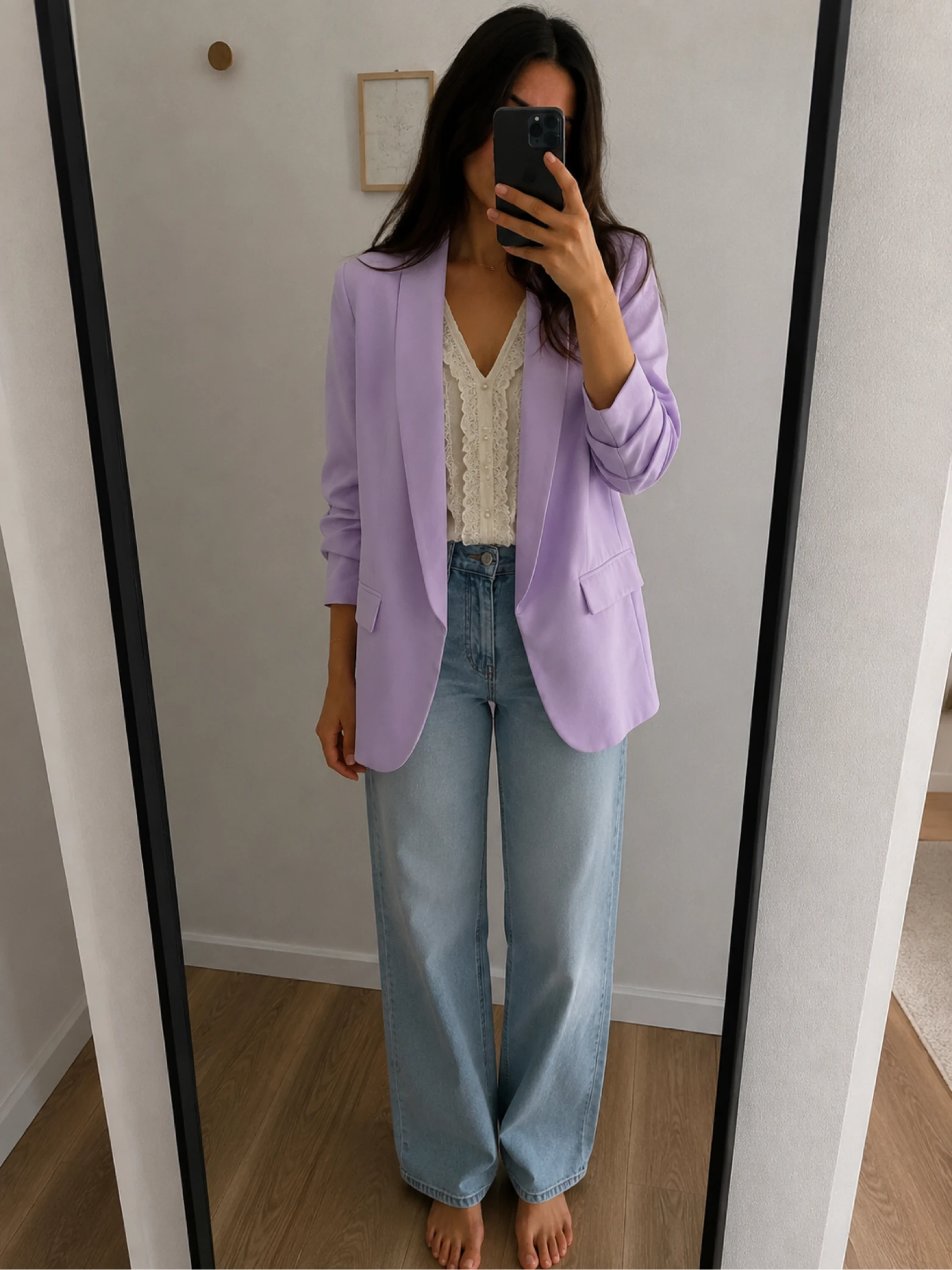 Veste Blazer lilas neuf 